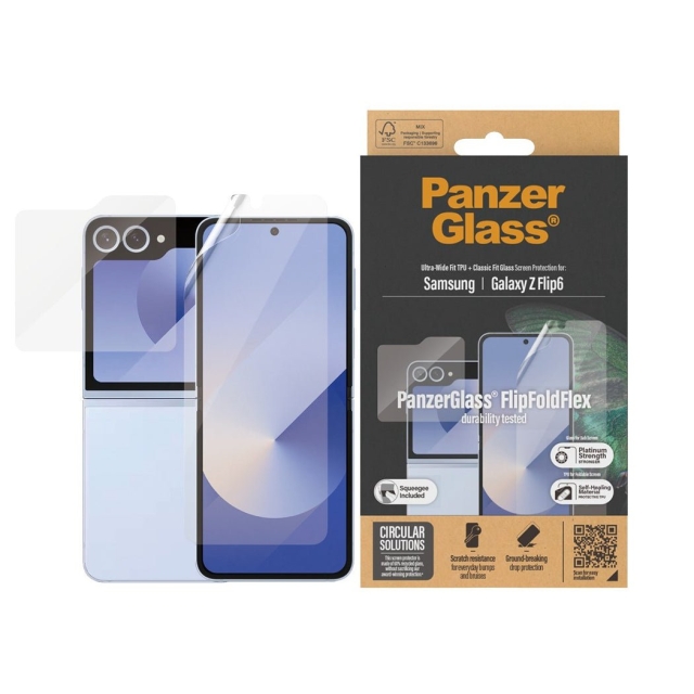 PanzerGlass Näytönsuoja - Samsung Galaxy Z Flip6 - Lasi ja kalvo