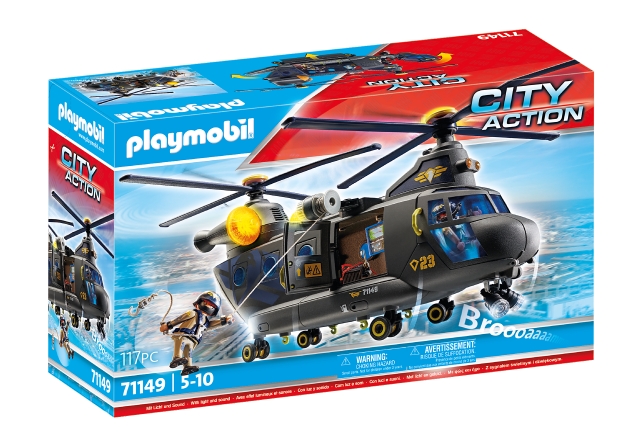 Playmobil Taktinen yksikkö - pelastuslentokone (71149)