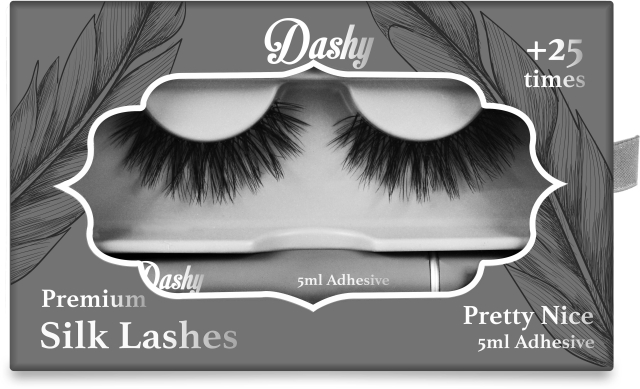 Dashy Premium silkkiripset + 5 ml liimaa Pretty Nice