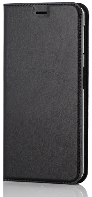 Wave BookCase -suojakotelo, Samsung Galaxy A7 (2018), musta