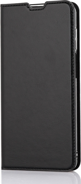 Wave BookCase -suojakotelo, Xiaomi Redmi Note 9 Pro, musta