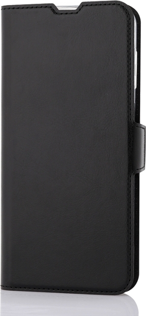 Wave BookCase -suojakotelo, Samsung Galaxy A14 4G, musta