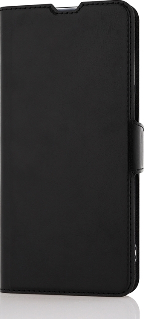 Wave BookCase -suojakotelo, Motorola Moto G14, musta