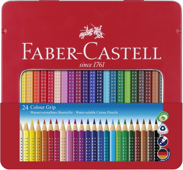 Faber-Castell Värikynä Colour Grip -purkki 24 kpl (112423)
