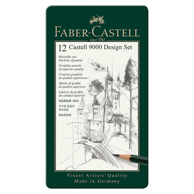 Faber-Castell Grafiittikynä Castell 9000 Art set (119065)