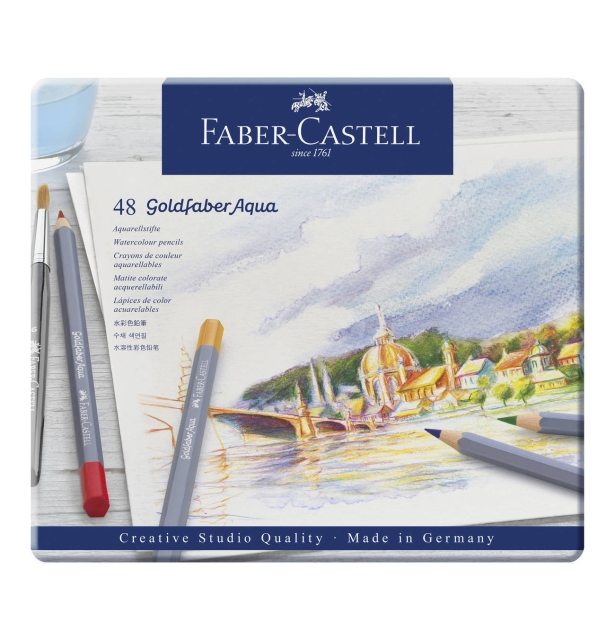 Faber-Castell Goldfaber akvarellipurkki, 48 kpl (114648)
