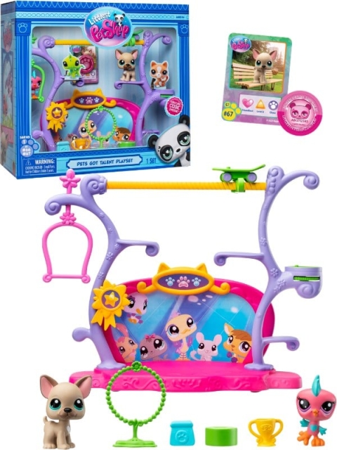 Littlest Pet Shop LEMMIKKIELÄIMET OVAT LAHJAKKAITA - LEIKKISETTI (00558)
