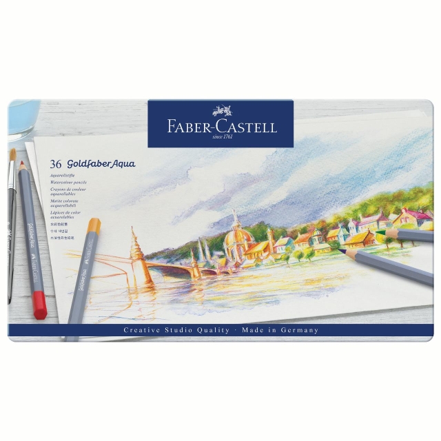 Faber-Castell Goldfaber akvarellipurkki, 36 kpl (114636)