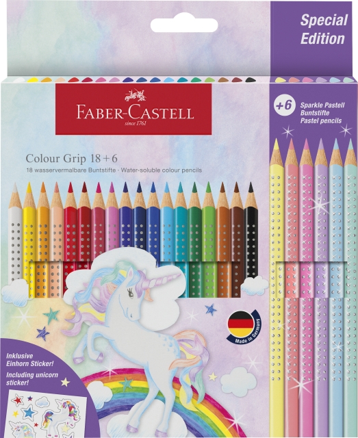 Faber-Castell CP Väri Grip yksisarvinen 18+6 (201543)