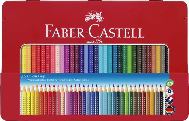 Faber-Castell Värikynä Colour Grip -purkki 36 kpl (112435)