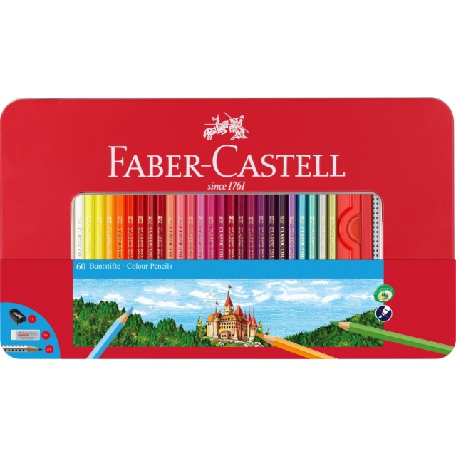 Faber-Castell Kuusikulmaiset värikynät 60 kpl (115894)