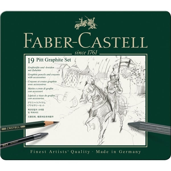Faber-Castell Pitt grafiittipurkki 19 kpl (112973)