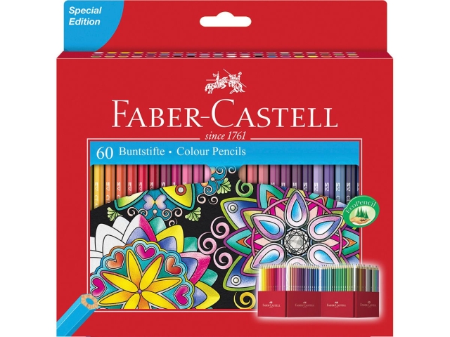 Faber-Castell Linnan laatikko Värikynä 60 kpl