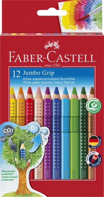 Faber-Castell Värikynä Jumbo Grip 12 kpl (110912)