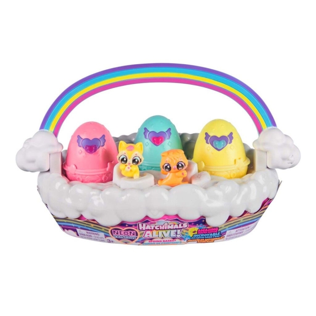 Hatchimals Alive neonvärinen sateenkaarikori - (6072741)