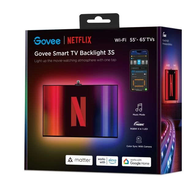 Govee TV Backlight 3 Lite (55-65 tuumaa) - Netflix Edition - Paranna katselukokemustasi