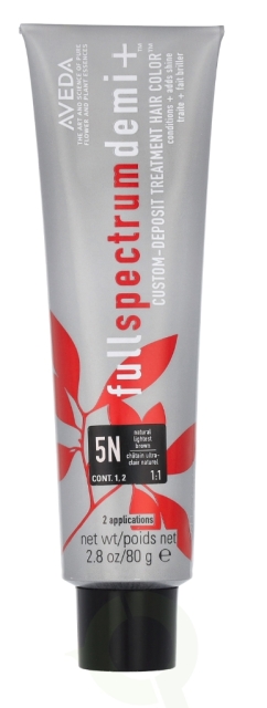 Aveda Full Spectrum Demi+ Custom-Deposit Hair Color 80 g 5N Lightest Brown