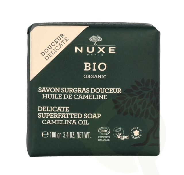 Nuxe Bio Organic Delicate Superfatted Soap 100 g Camelina Oil