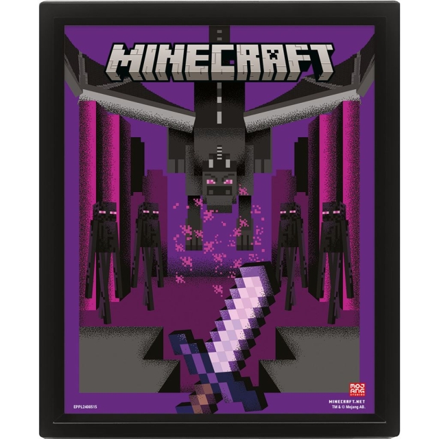 Pyramid International MINECRAFT (ENDER DRAGON DUEL) LINSSIKUVIOINEN JULISTE (ENDER DRAGON DUEL)