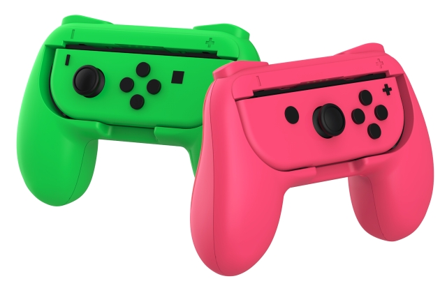 SuBsonic Duo Control Grip Colorz - vaaleanpunainen ja vihreä (Switch / Switch Lite / Switch Oled)