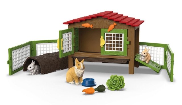 Schleich Kani koppi, jossa 3 kania - (42728)