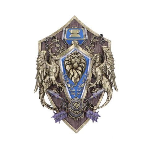 Nemesis Now World of Warcraft Alliance seinälaatta Korkeus 30cm