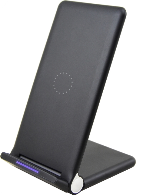 Wave Qi-pöytäteline 15W langattomalla latauksella, musta