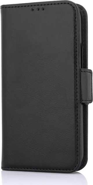 Wave Duo BookCase -suojakotelo, iPhone 13 mini, musta