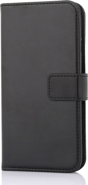 Wave Flap BookCase -suojakotelo, iPhone 13, musta