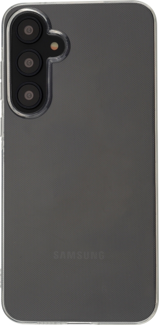 FoneKit silikonisuoja, Samsung Galaxy A55, läpinäkyvä