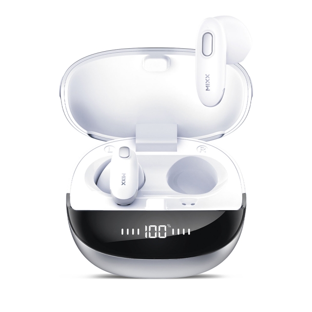 MIXX Kuulokke Hybrid Charge 2 In-Ear Tws Qi Langattomat Valkoinen