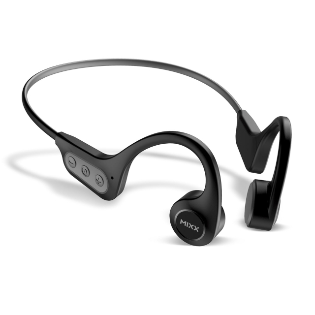 MIXX Kuulokke Resonate OWS Bone Conduction Niskapannalla