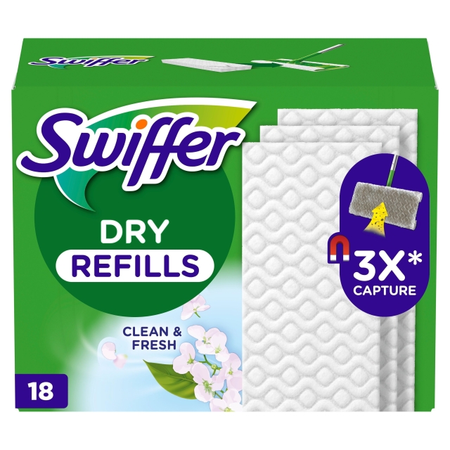 Swiffer Refilldukar 18 st torra med doft