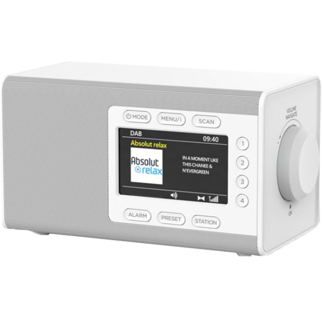 Soundmaster Bordsradio med färg-display och förvalsknappar