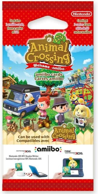 NACON Animal Crossing New Leaf: Tervetuloa amiibo! - Amiibo-kortit (3kpl)