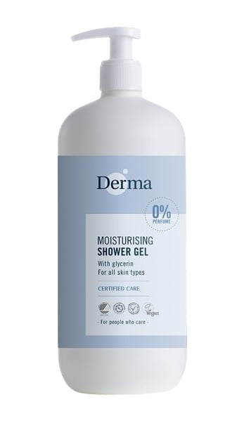 Derma Perheen kosteuttava suihkugeeli 1000 ml