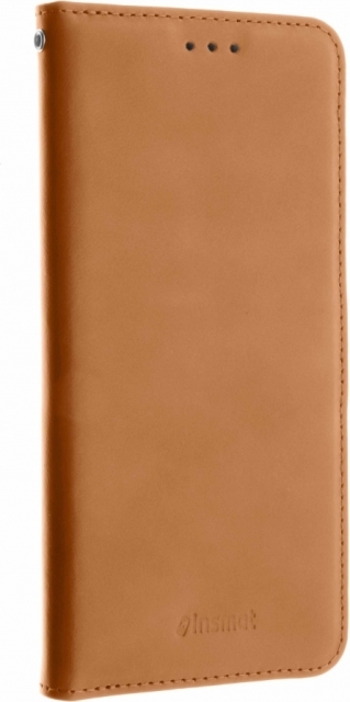 Insmat Premium Flip Case -lompakkokotelo, OnePlus Nord 2 5G, ruskea