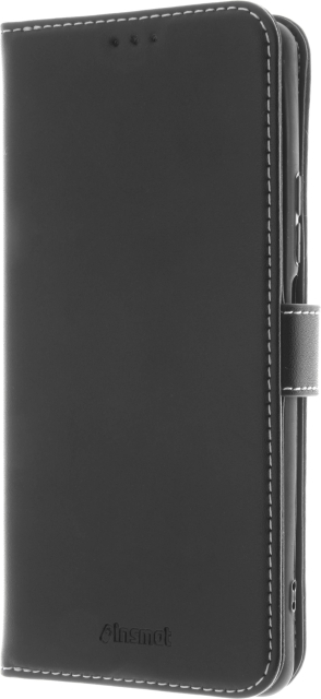 Insmat Exclusive Flip Case -lompakkokotelo, Xiaomi 11T / 11T Pro, musta