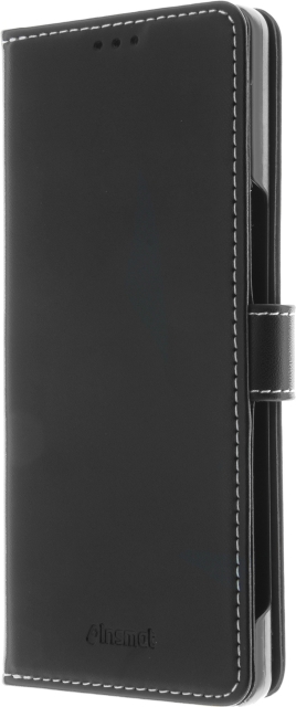 Insmat Exclusive Flip Case -lompakkokotelo, Sony Xperia 1 V, musta