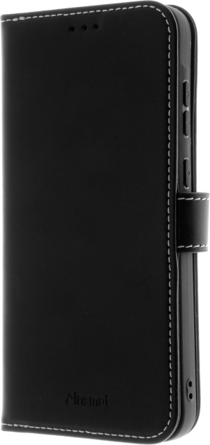 Insmat Exclusive Flip Case -lompakkokotelo, Samsung Galaxy A35 5G, musta