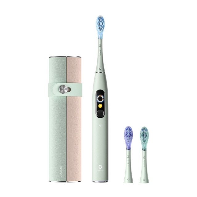 Oclean Sähköhammasharja X Ultra 20 Set Vihreä