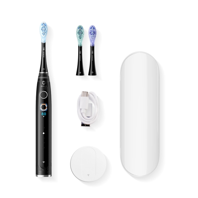 Oclean Sähköhammasharja X Pro 20 Set Musta