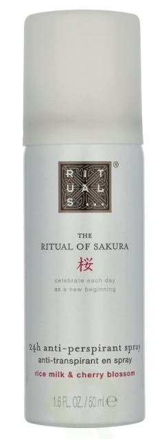 Rituals Sakura 24H Anti-Perspirant Spray 50 ml Rice Milk & Cherry Blossom