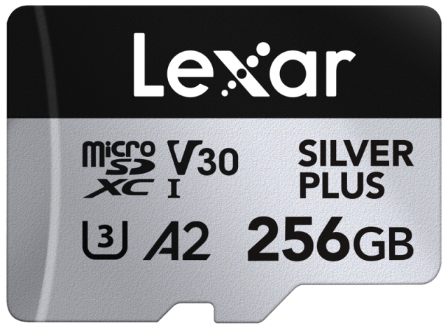 Lexar microSDXC Professional SILVER Plus UHS-I/U3/A2/4K R205/W150 (V30) - 256GB