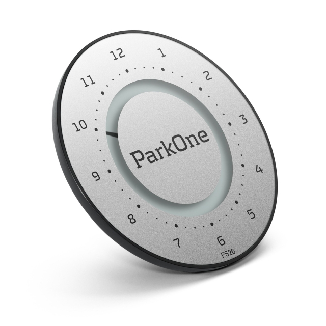 ParkOne 2 - Titanium Silver elektroninen pysäköintikiekko