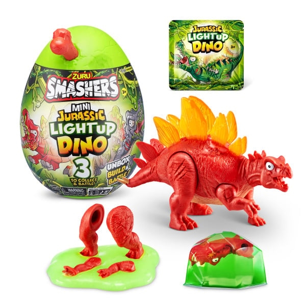 Smashers JURASSIC -SARJA 1 Mini Jurassic Light-Up Dino - (74107)