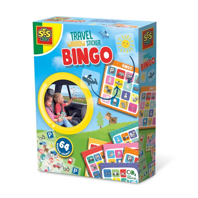 SES Creative Peli Bingo auton ikkunatarrat - (S02238)