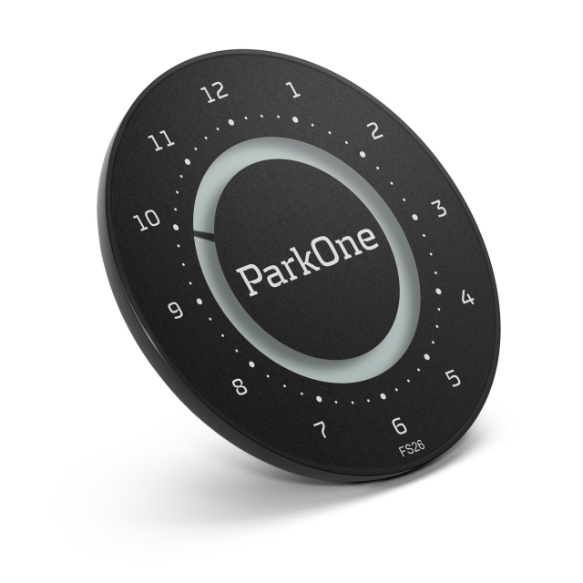ParkOne 2 - Musta elektroninen pysäköintikiekko