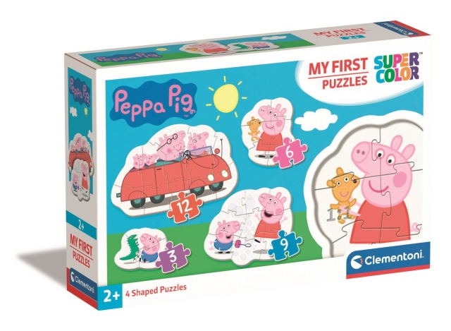 Clementoni Ensimmäinen palapelini 3-6-9-12 kpl - Peppa Pig (20829)