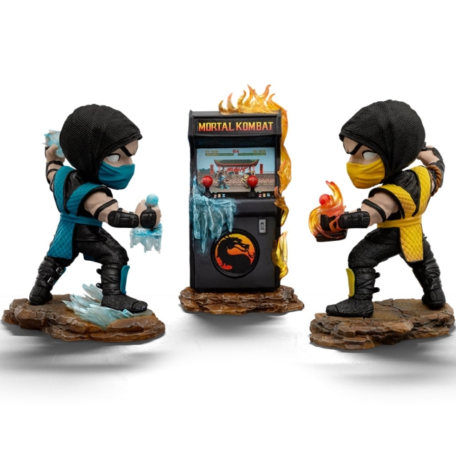 Iron Studios & Minico Mortal Kombat - Scorpion Vs Sub-zero Arcade Set Minico Figures -figuurit
